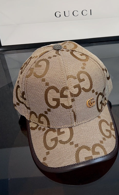 New G-letter Baseball Hat with New Pattern Canvas Embroidered Baseball Hat, Fashionable and Versatile