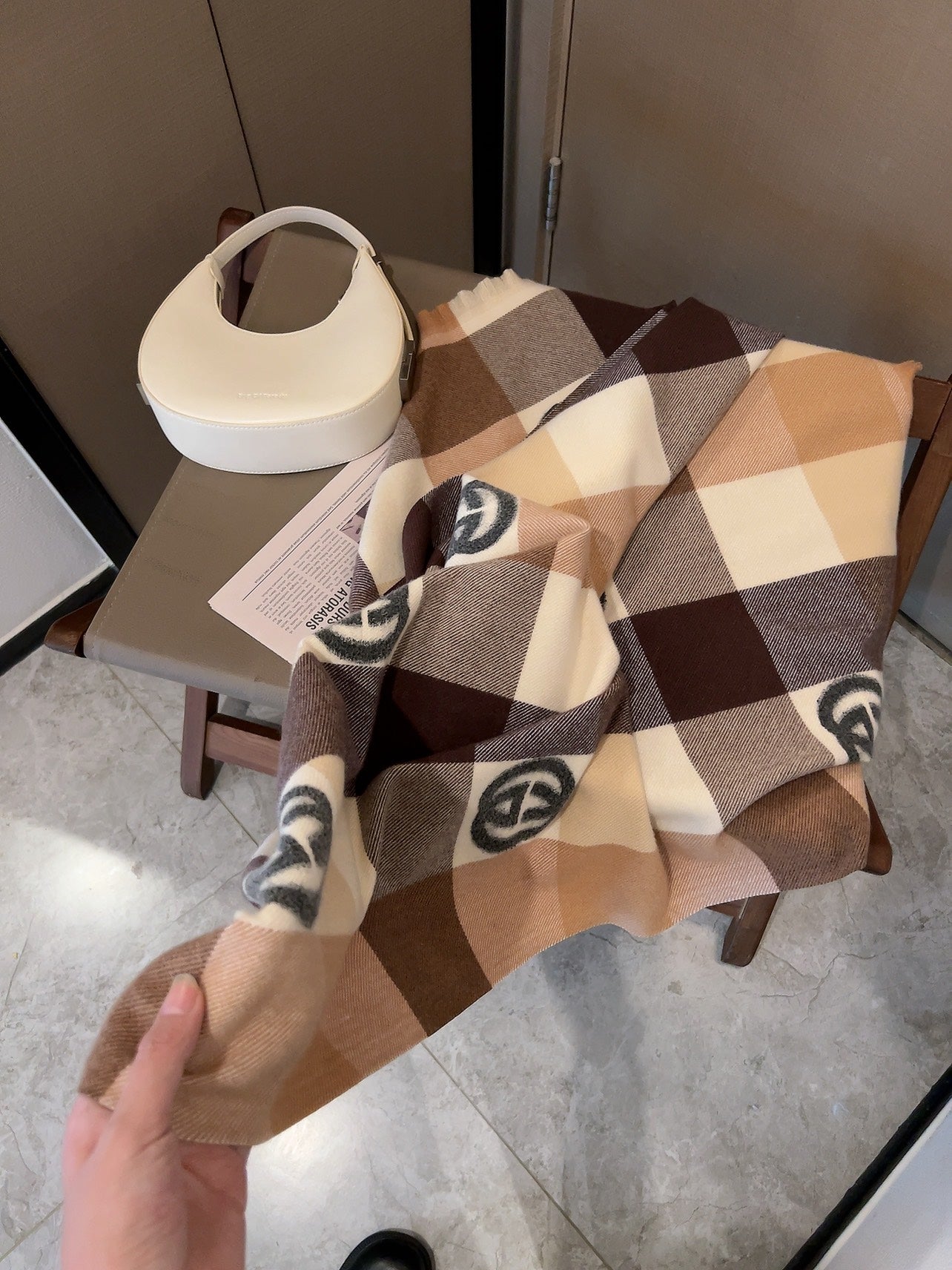 New goddess trend versatile autumn and winter cashmere wool scarf scarf scarf with box