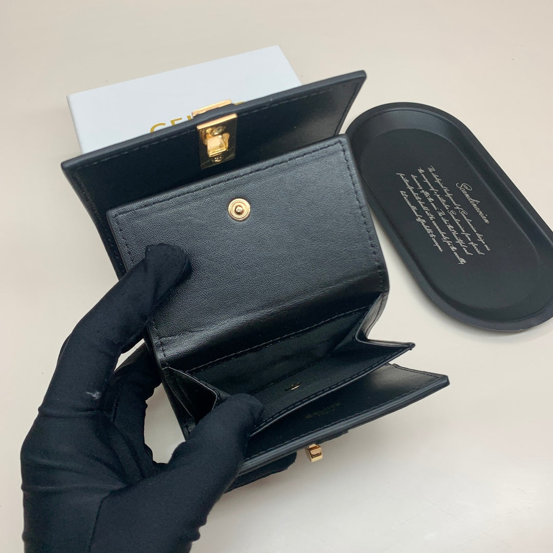 new fashion light luxury c&k long women's short high-end multifunctional wallet card bag