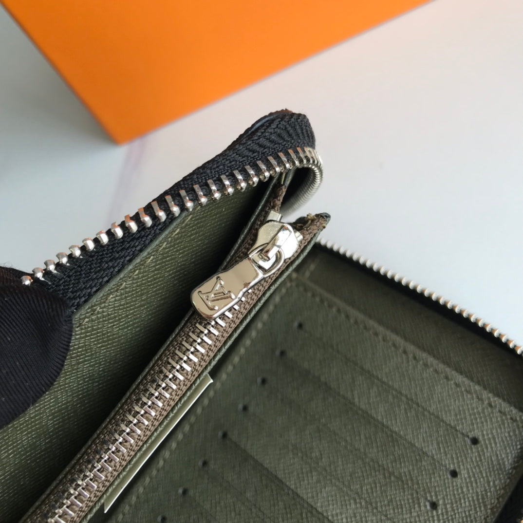 New fashion trend men's long classic vintage flower large capacity multifunctional wallet card bag wallet