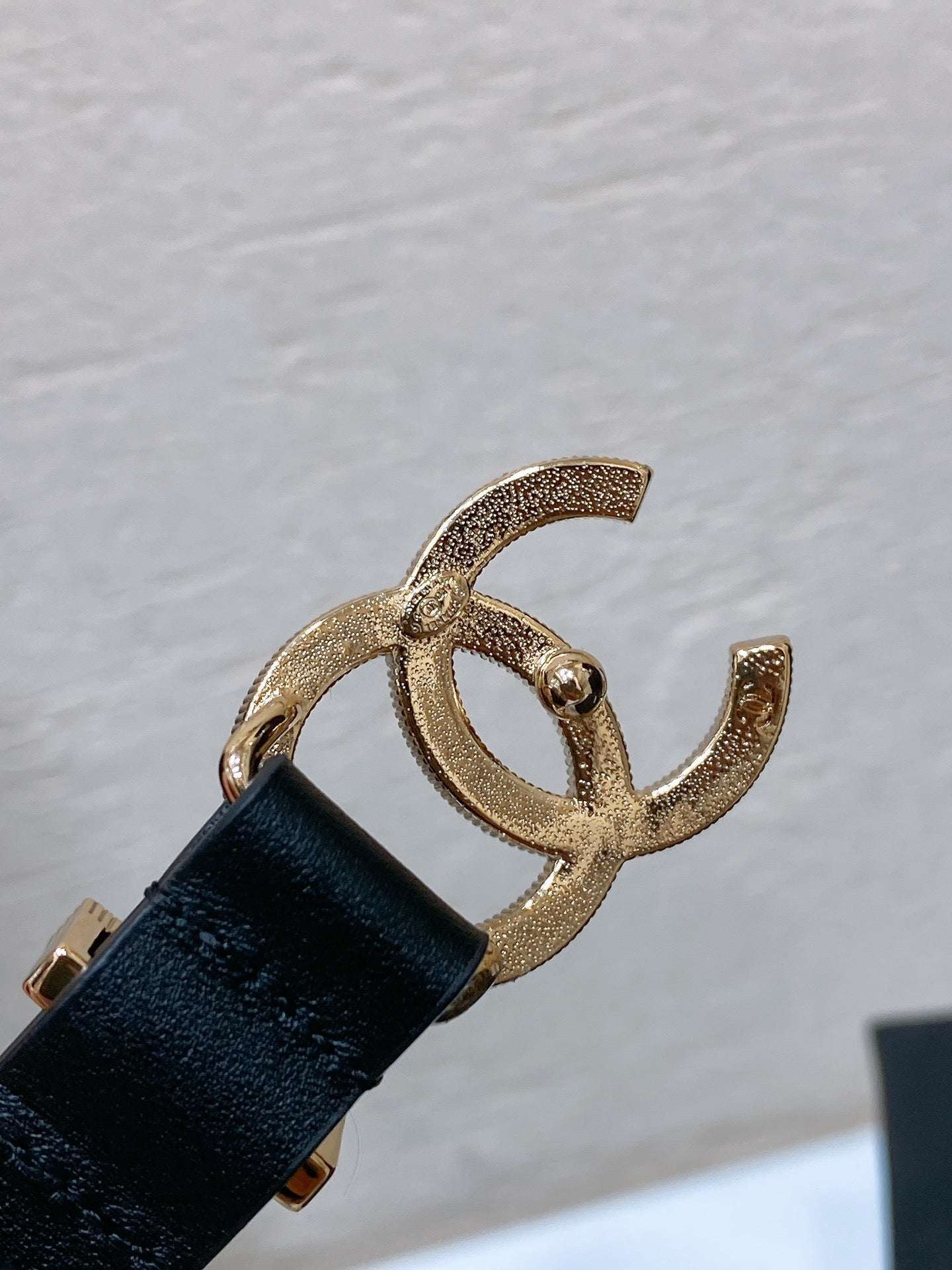 New Cha~nel imported shiny calf leather 1.5cm soft and exquisite touch fashionable belt