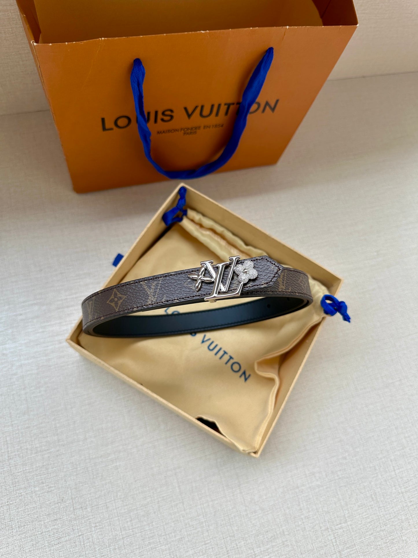 New fashion women's double-sided waist belt lock 20mm