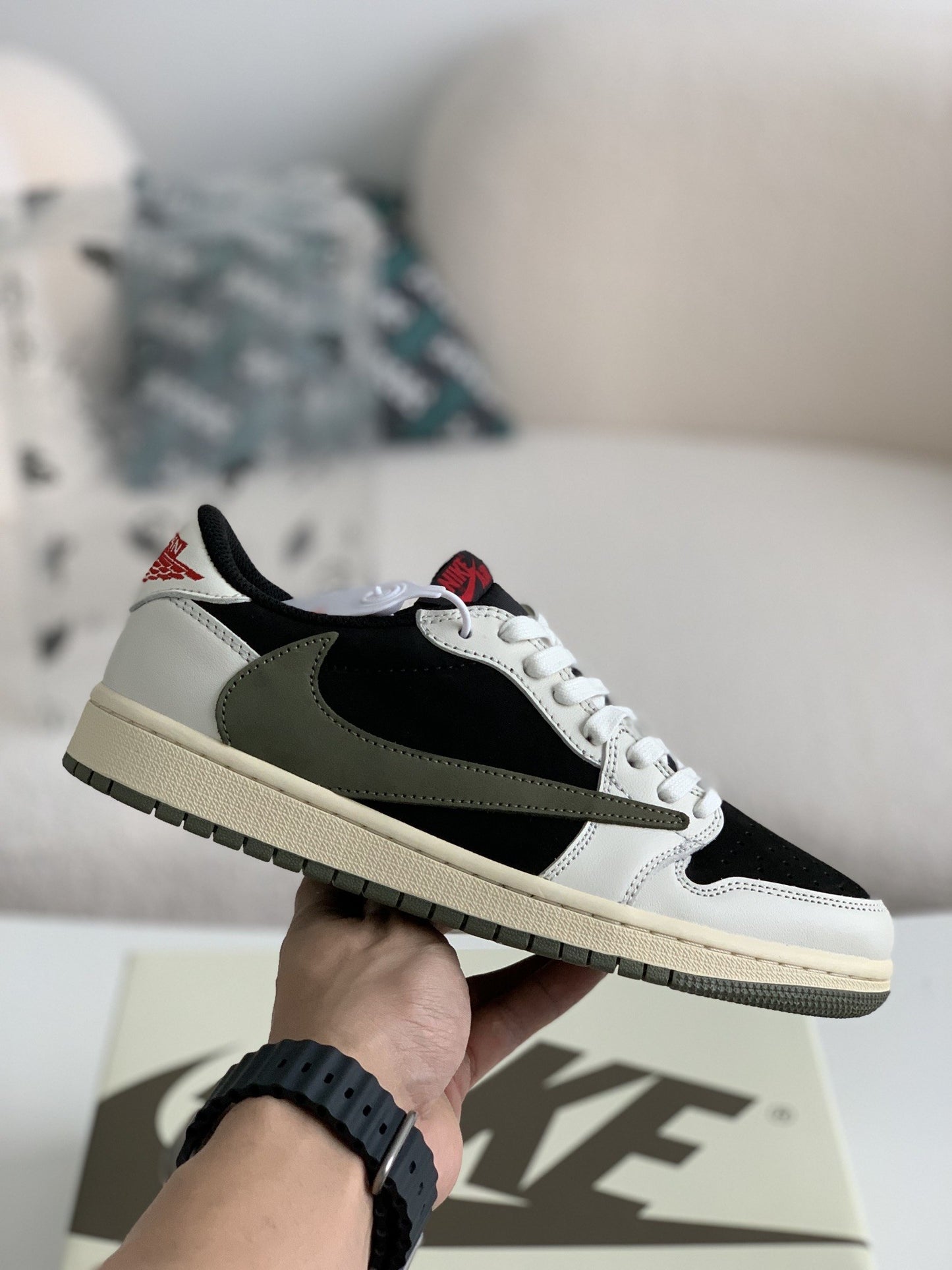 Fragment Desigh x Travis scott New Fashion 1 Low sneakers for men and women
