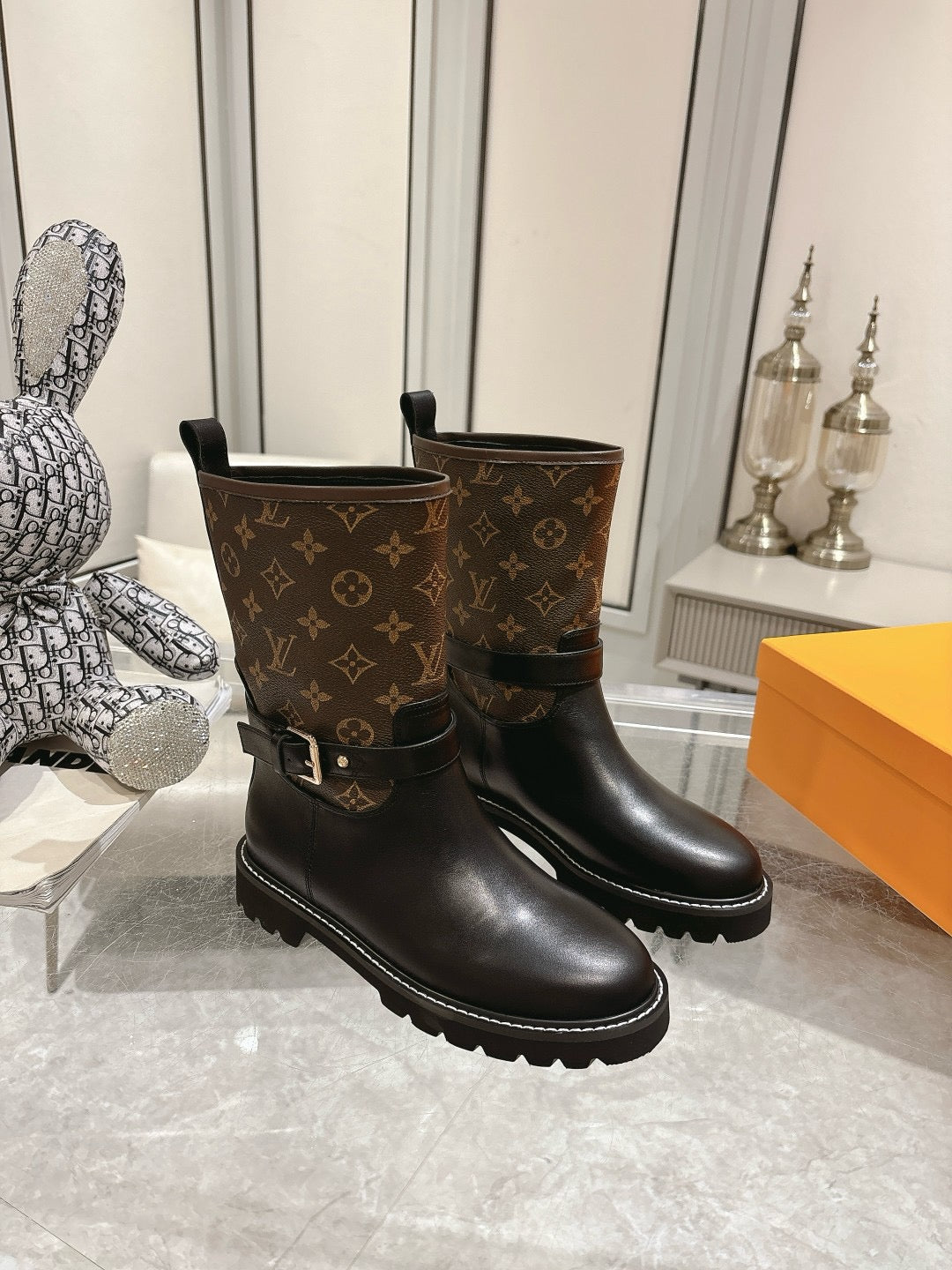 New luxury fashion territory Monogram Martin boots