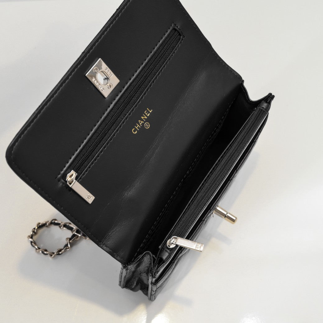 New organ handle hand-held drill GridwocFortune bag, imported soft sheepskin, large capacity single shoulder crossbody bag chain women's bag - Fashion Boutique