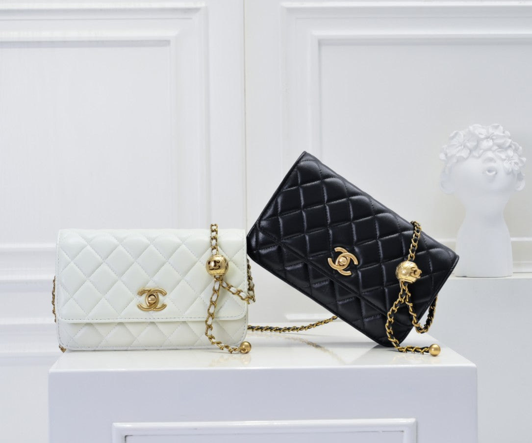New fashionable Ins caviar diamond grid chain shoulder crossbody women's bag - Fashion Boutique