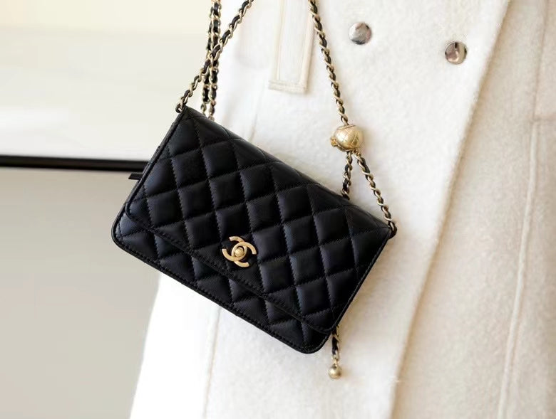New fashionable Ins caviar diamond grid chain shoulder crossbody women's bag - Fashion Boutique
