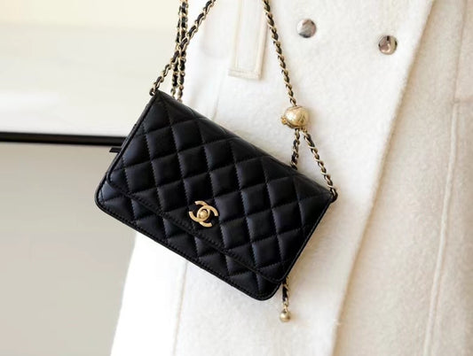 New fashionable Ins caviar diamond grid chain shoulder crossbody women's bag - Fashion Boutique