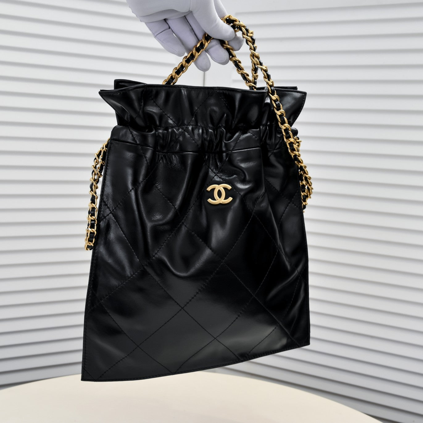 New Carryall baguette diamond grid crossbody tote backpack, single shoulder chain armpit women's bag - Fashion Boutique