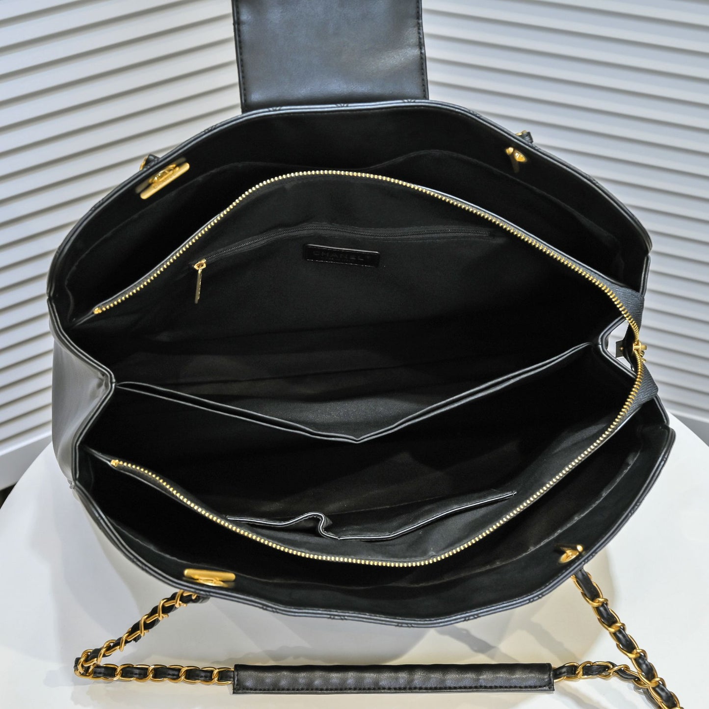 New high-end diamond grid chain fashionable tote large capacity shoulder bag - Fashion Boutique