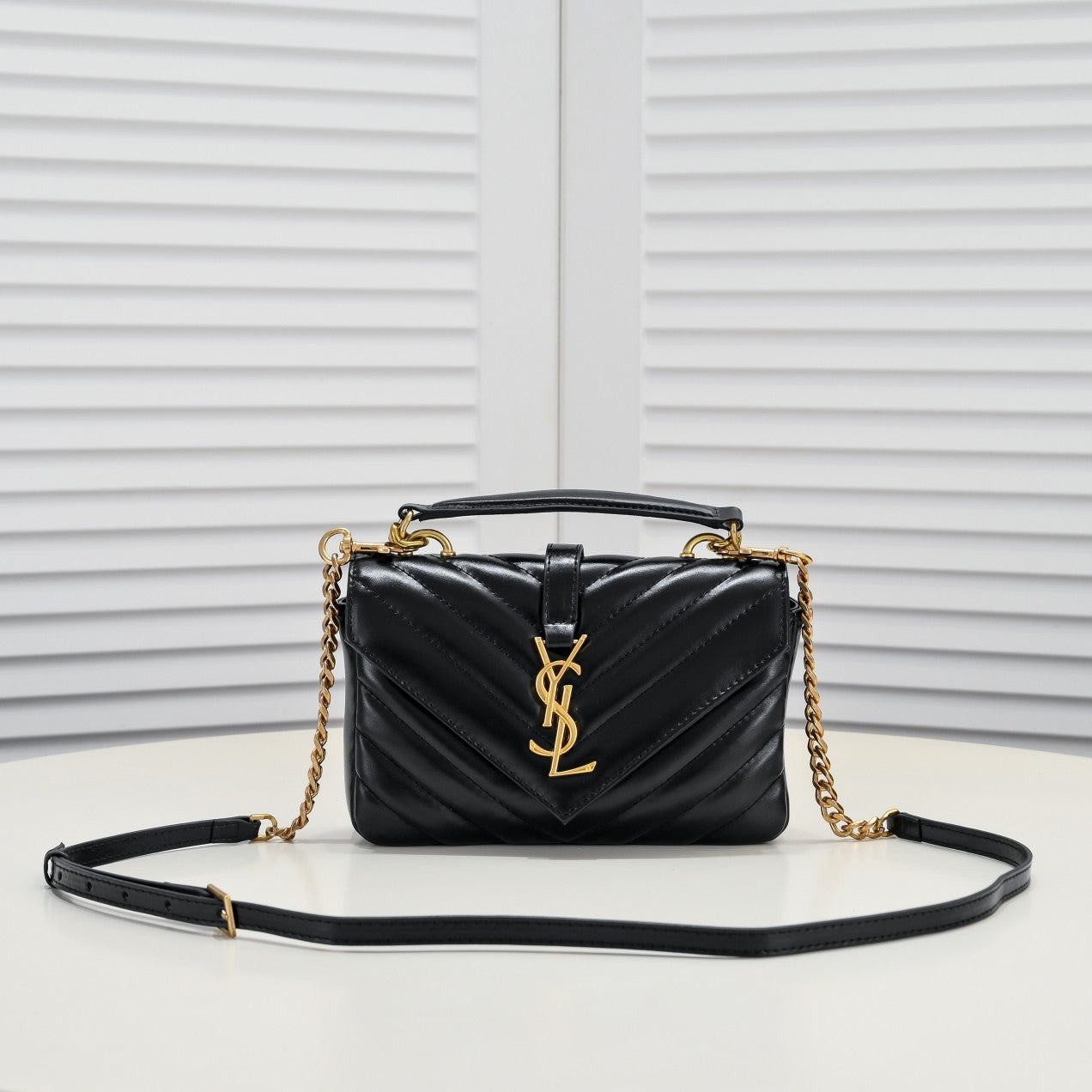 New fashion trend crossbody shiny surface cracked mini chain handbag - Fashion Boutique