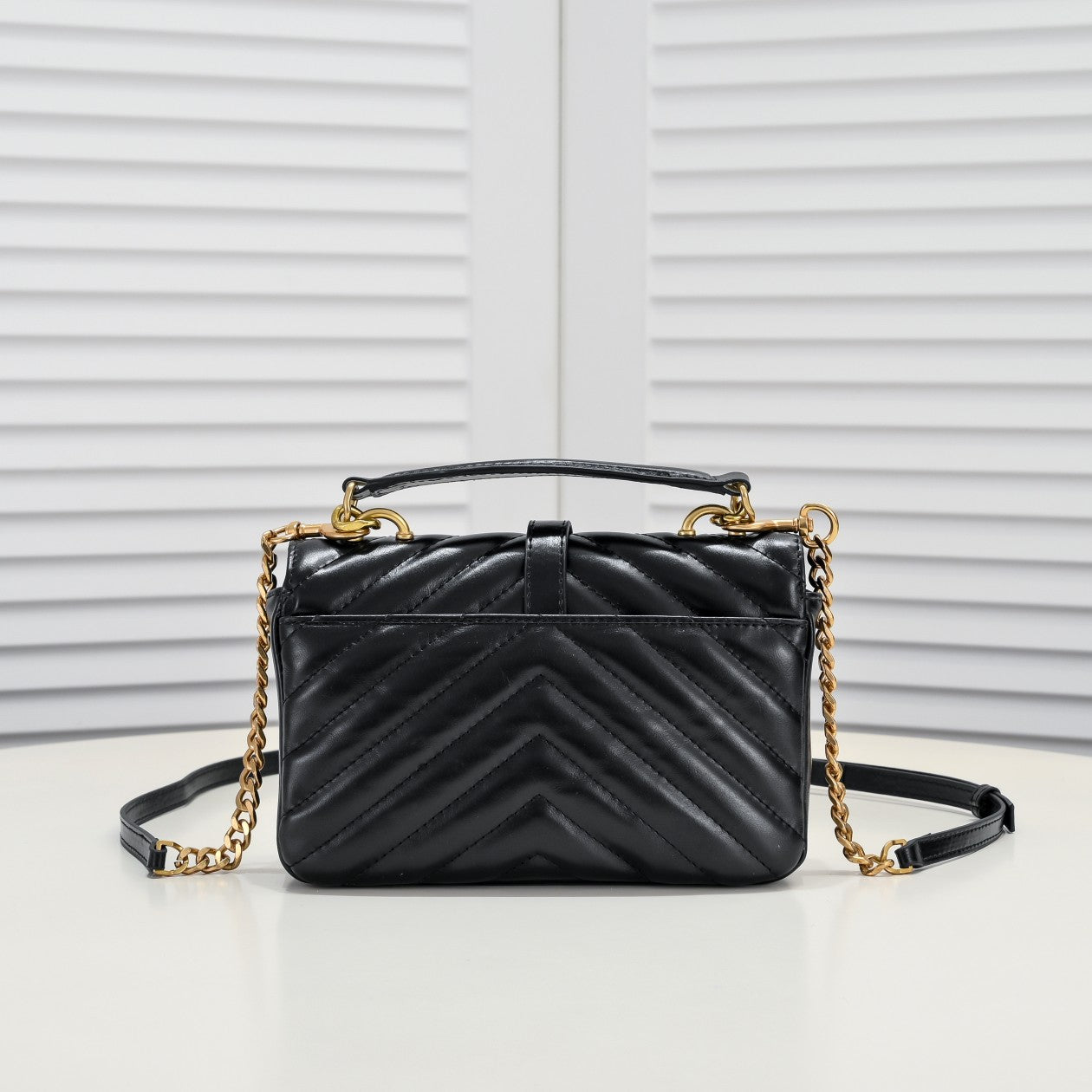 New fashion trend crossbody shiny surface cracked mini chain handbag - Fashion Boutique