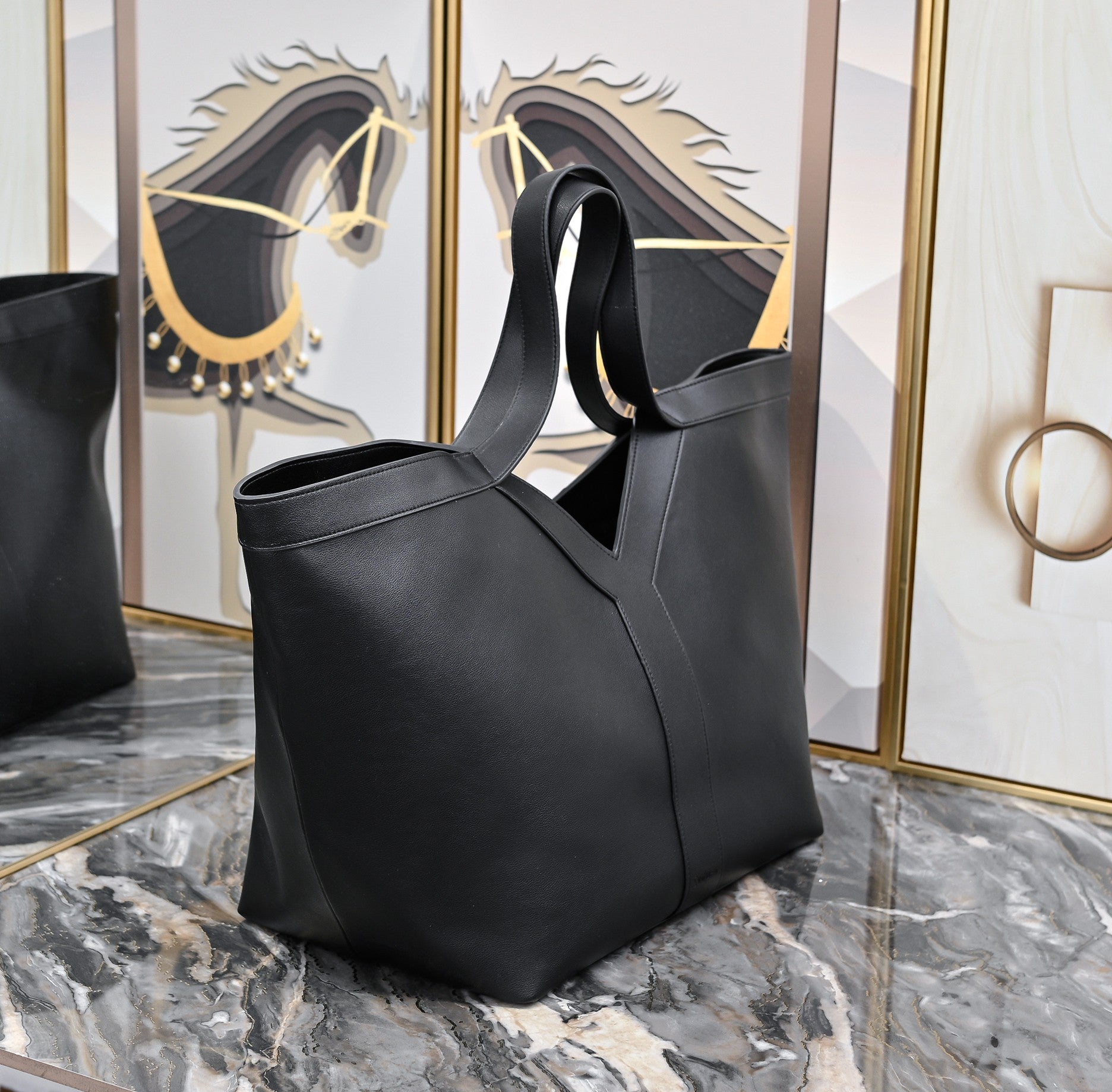 2024 New Style Large-Capacity Bag One-Shoulder Large Bag Handbag Premium Soft Leather Tote Large-Capac - Fashion Boutique