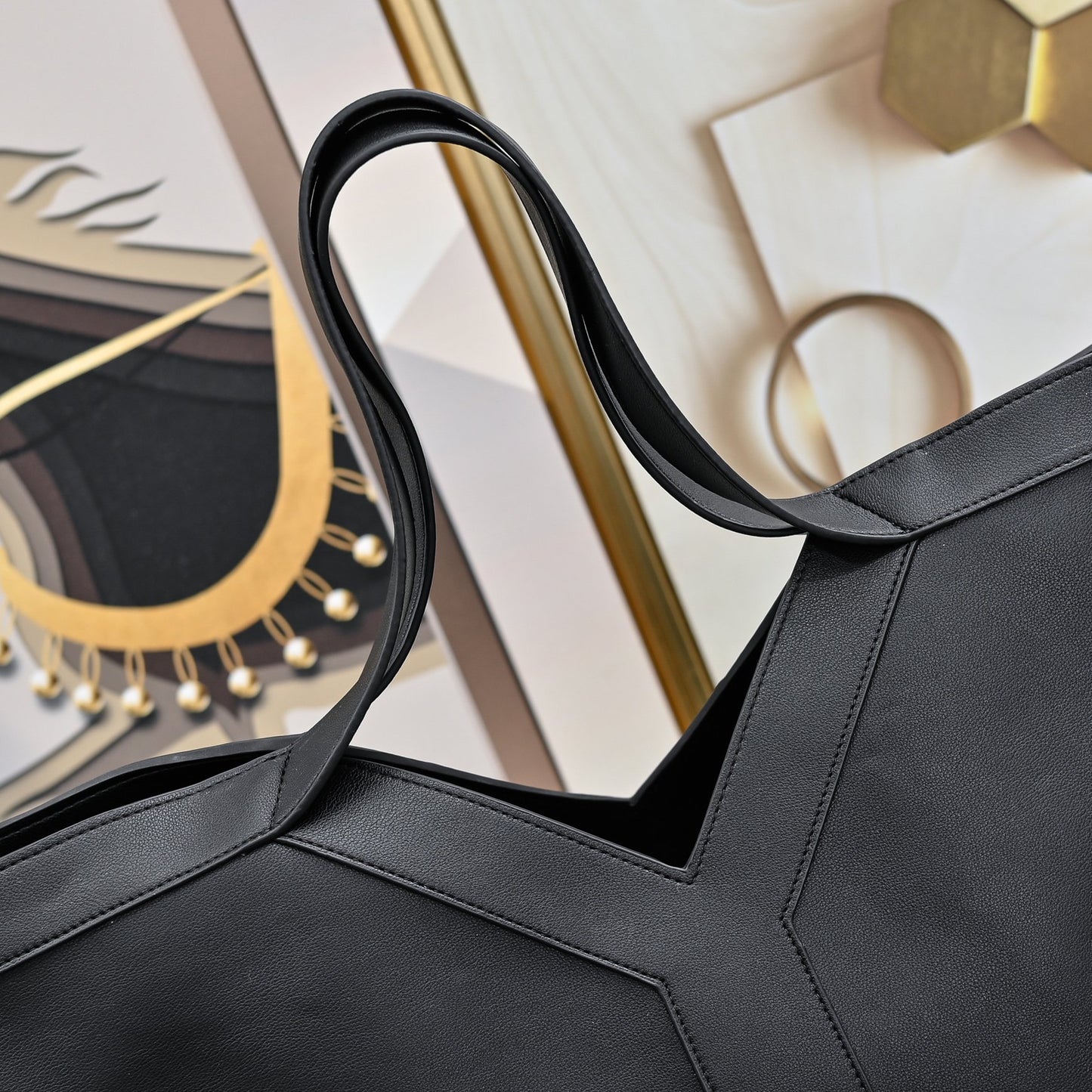 2024 New Style Large-Capacity Bag One-Shoulder Large Bag Handbag Premium Soft Leather Tote Large-Capac - Fashion Boutique