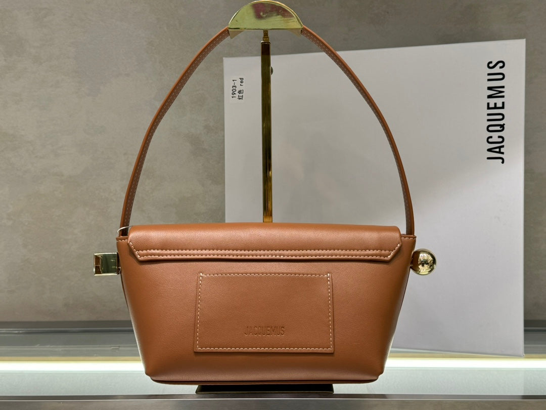 New European and American style trendy luxury Jacquemus women's Le Rond Carre shoulder handbag - Fashion Boutique