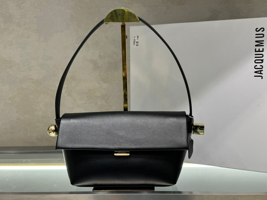 New European and American style trendy luxury Jacquemus women's Le Rond Carre shoulder handbag - Fashion Boutique
