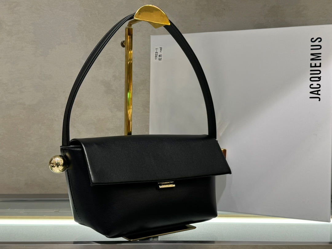 New European and American style trendy luxury Jacquemus women's Le Rond Carre shoulder handbag - Fashion Boutique
