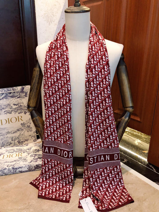 New D Home Autumn/Winter Luxury Women's Autumn/Winter Scarf with Box