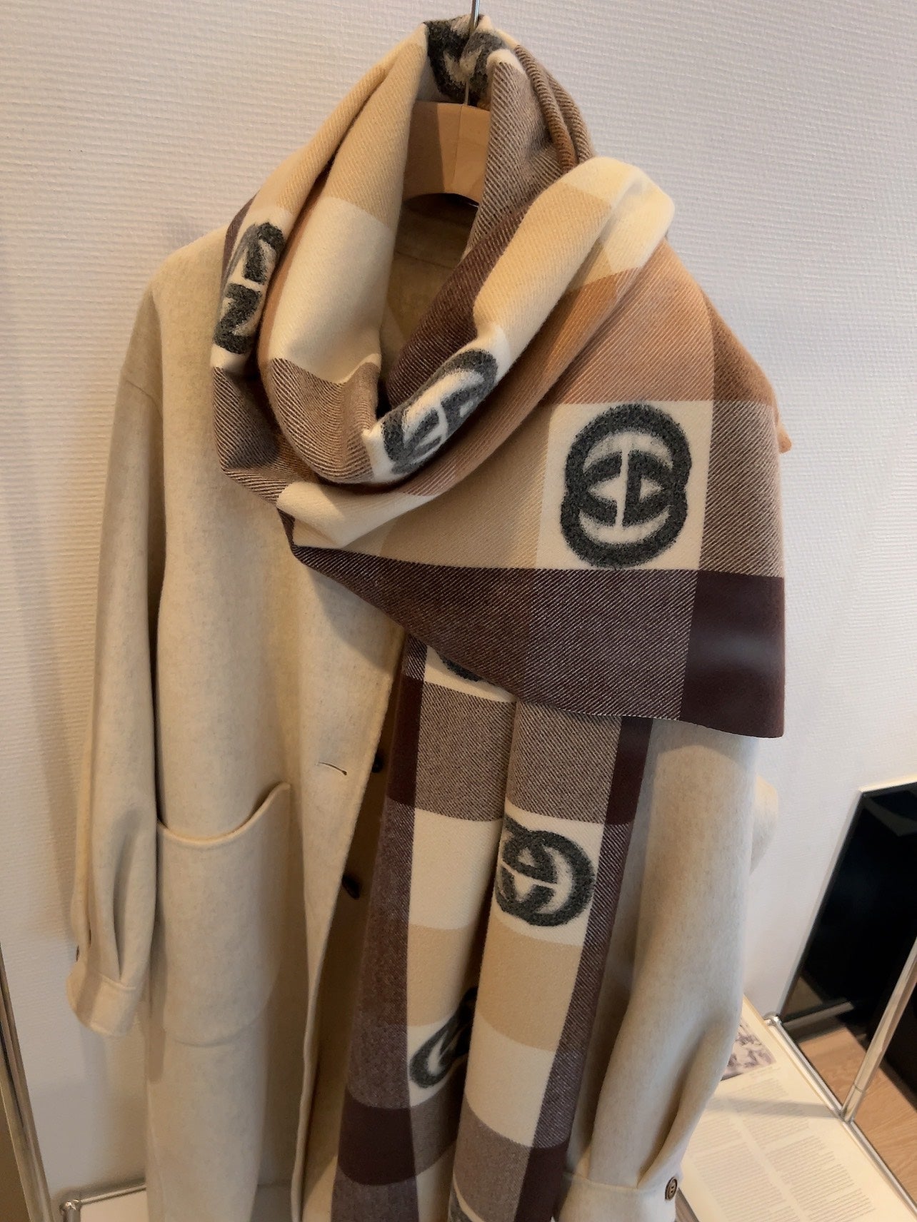 New goddess trend versatile autumn and winter cashmere wool scarf scarf scarf with box