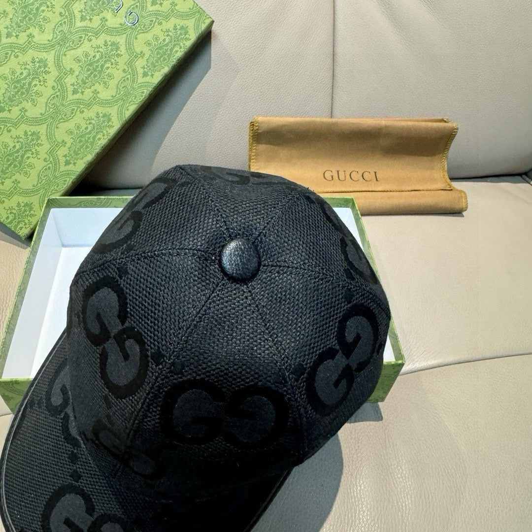 New Classic Double G Printed Canvas Unisex Casual Versatile Duck Tongue Hat Sunshade Hat