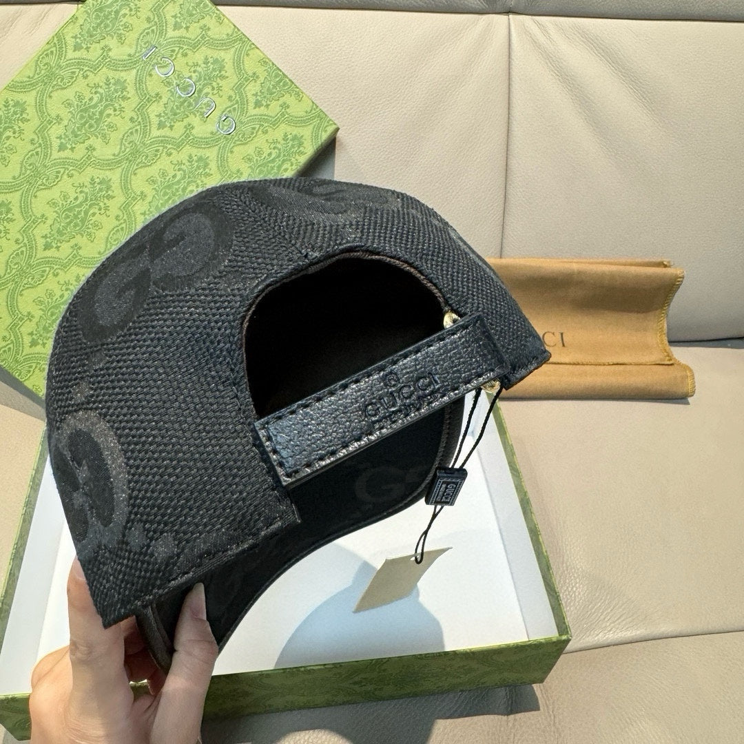 New Classic Double G Printed Canvas Unisex Casual Versatile Duck Tongue Hat Sunshade Hat