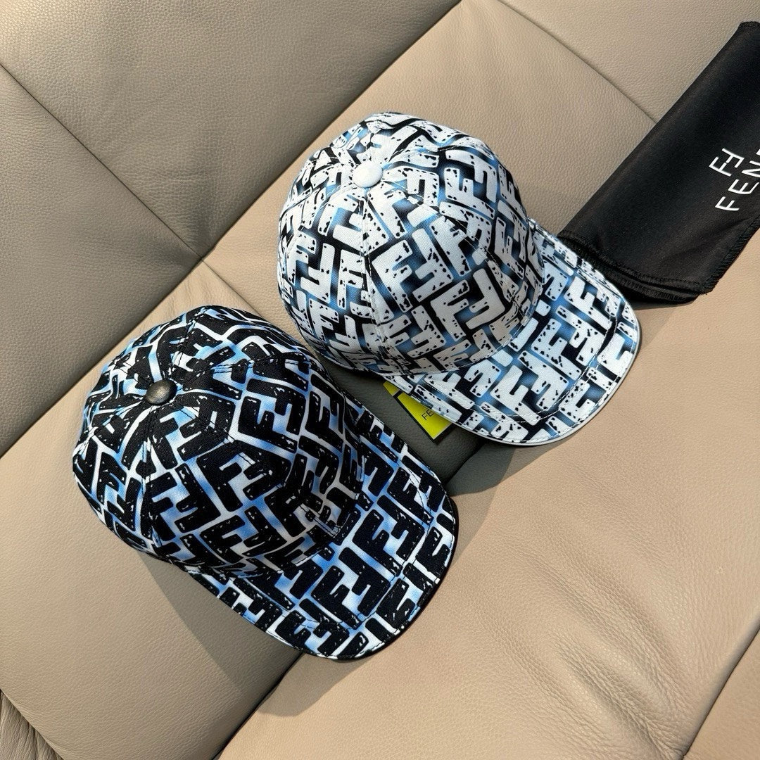 New casual spring summer autumn winter versatile FF letter men's and women's duckbill cap baseball cap