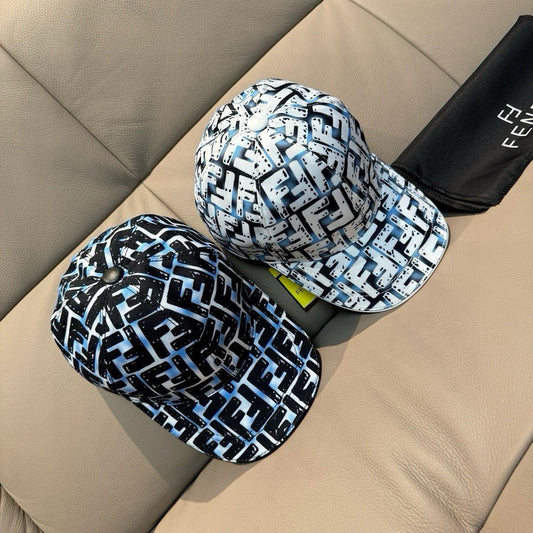 New casual spring summer autumn winter versatile FF letter men's and women's duckbill cap baseball cap