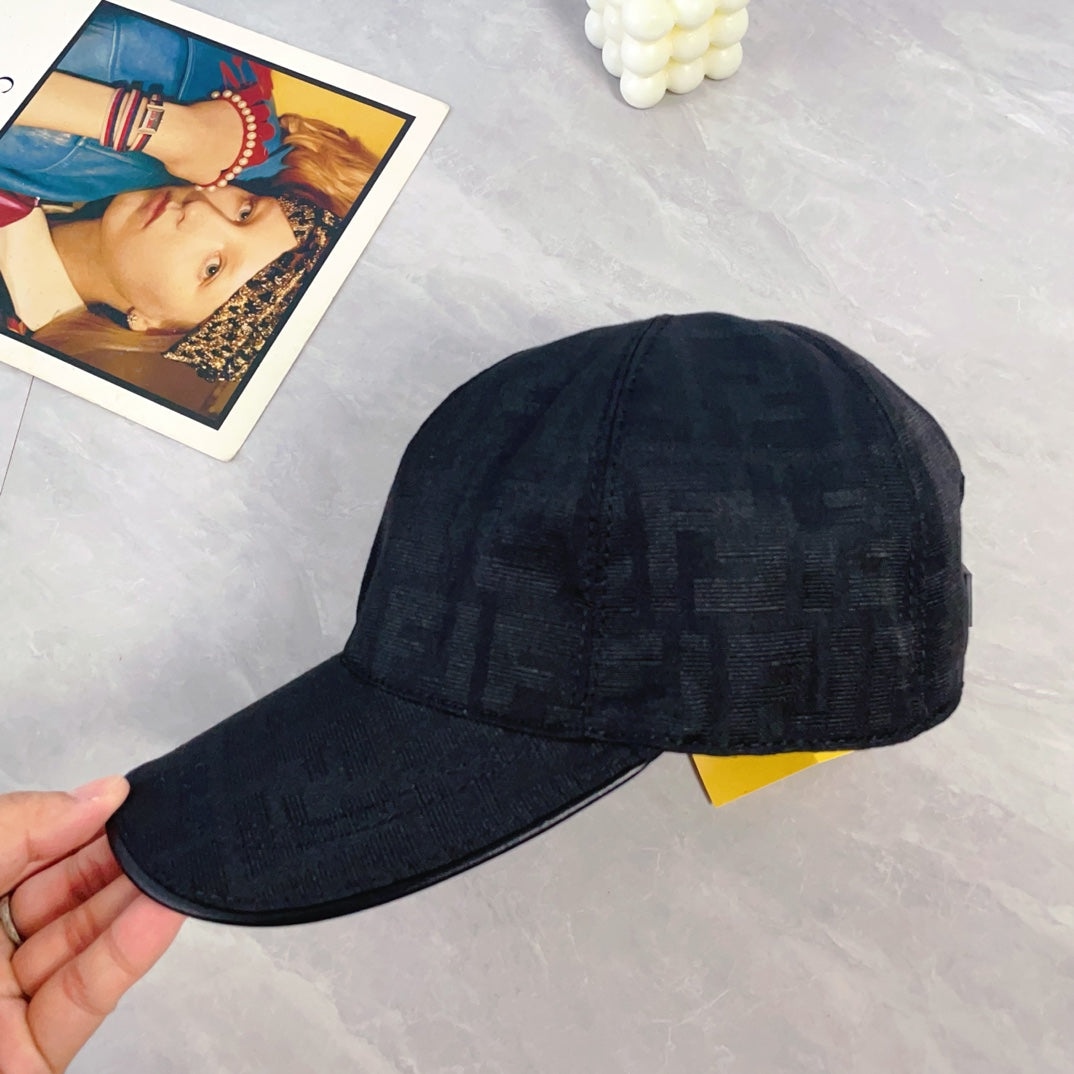 New Classic Versatile Fashion Light Luxury FF Jacquard Men's and Women's Lightweight Baseball Hat