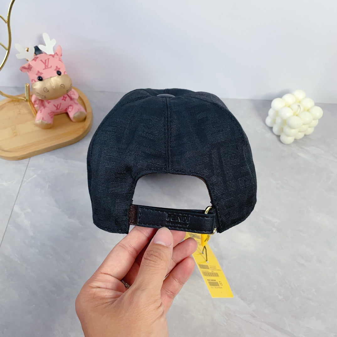 New Classic Versatile Fashion Light Luxury FF Jacquard Men's and Women's Lightweight Baseball Hat