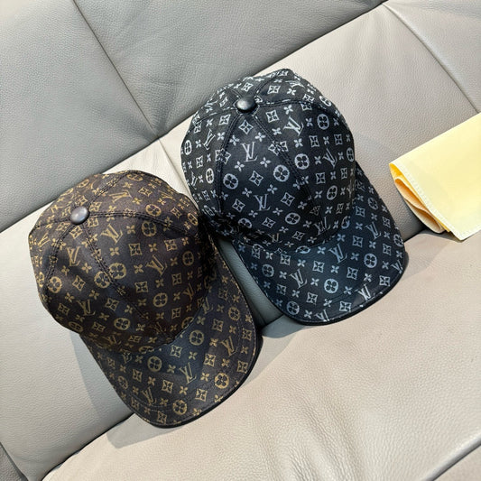 New Trendy Luxury V-Home Flower Pattern Hat, Baseball Hat, Men's and Women's Baseball Hat