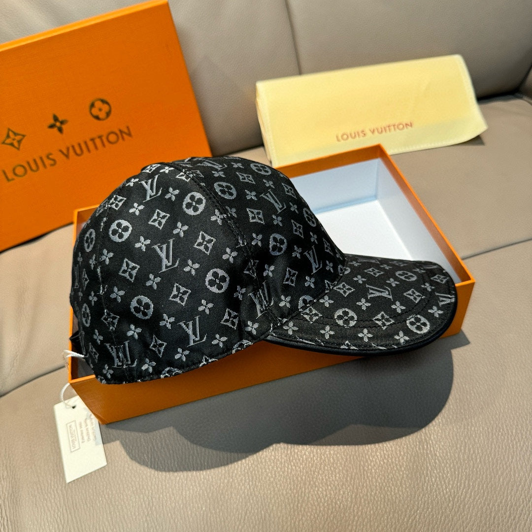 New Trendy Luxury V-Home Flower Pattern Hat, Baseball Hat, Men's and Women's Baseball Hat