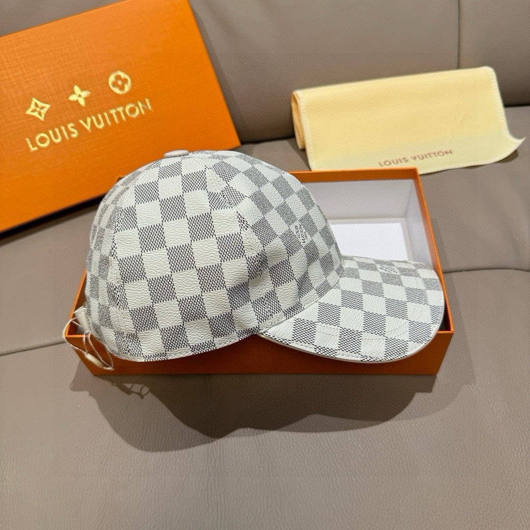 New Classic Trendy Fashion Vintage Pattern Men's and Women's Cowhide Baseball Hats