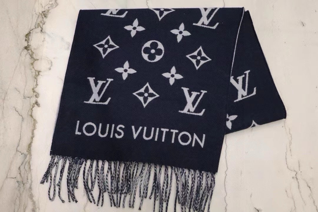 new classic vintage flower ALL OUT Monogram tassel scarf shawl scarf