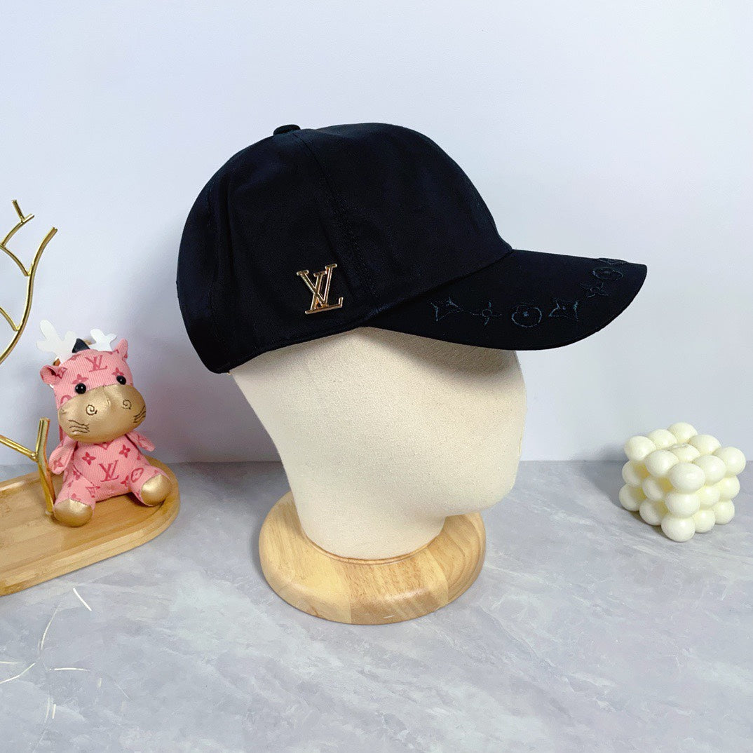 New Fashionable Retro V-Home Embroidered Men's and Women's Baseball Hats