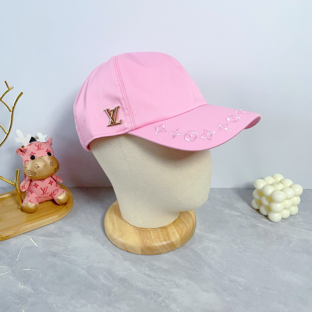 New Fashionable Retro V-Home Embroidered Men's and Women's Baseball Hats