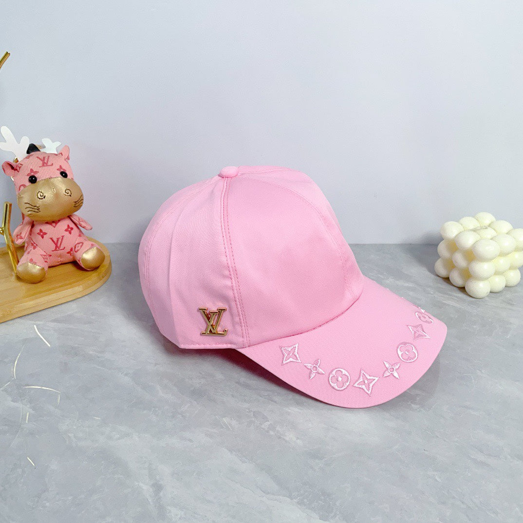 New Fashionable Retro V-Home Embroidered Men's and Women's Baseball Hats