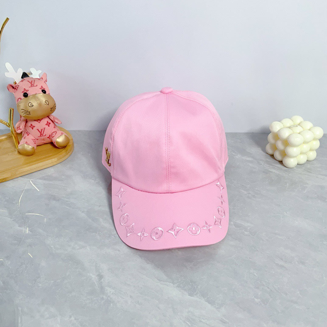 New Fashionable Retro V-Home Embroidered Men's and Women's Baseball Hats