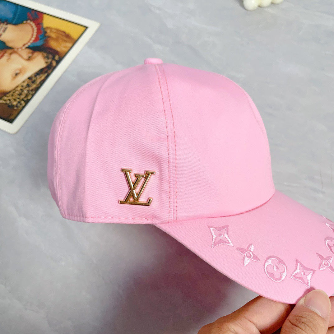 New Fashionable Retro V-Home Embroidered Men's and Women's Baseball Hats