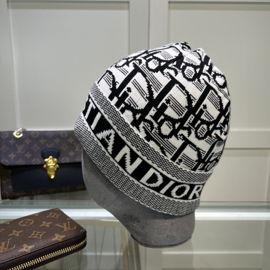 New D Home Personalized Fashion Comfortable Trendy Winter Dome Men's and Women's Warm Cashmere Hats