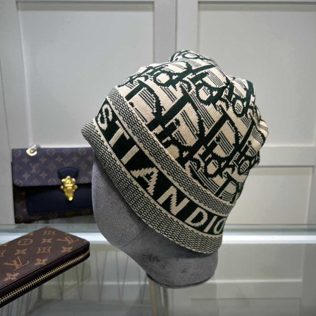 New D Home Personalized Fashion Comfortable Trendy Winter Dome Men's and Women's Warm Cashmere Hats