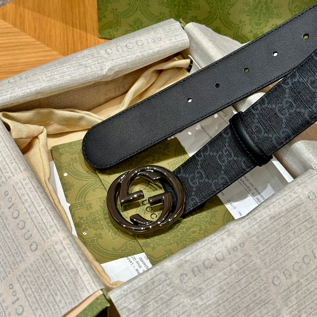 New high-quality and fashionable G-letter genuine leather versatile men's leather belt trend