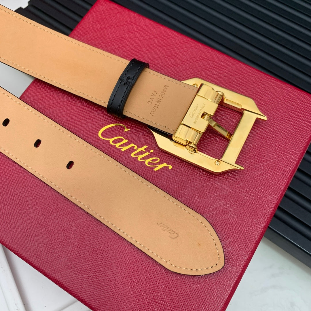 New Light Luxury Fashion Trendy Crocodile Leather Men's Belt