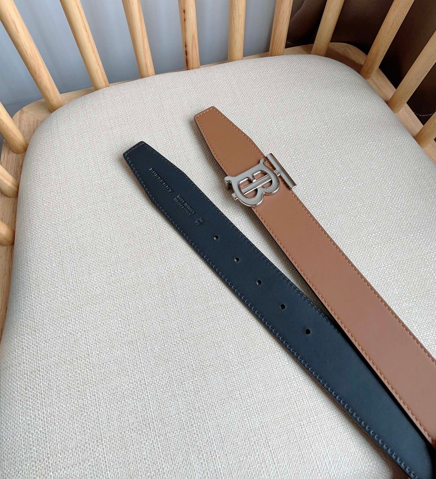 High quality new fashion trend TB-L men's business leather waist belt pants belt gift box set