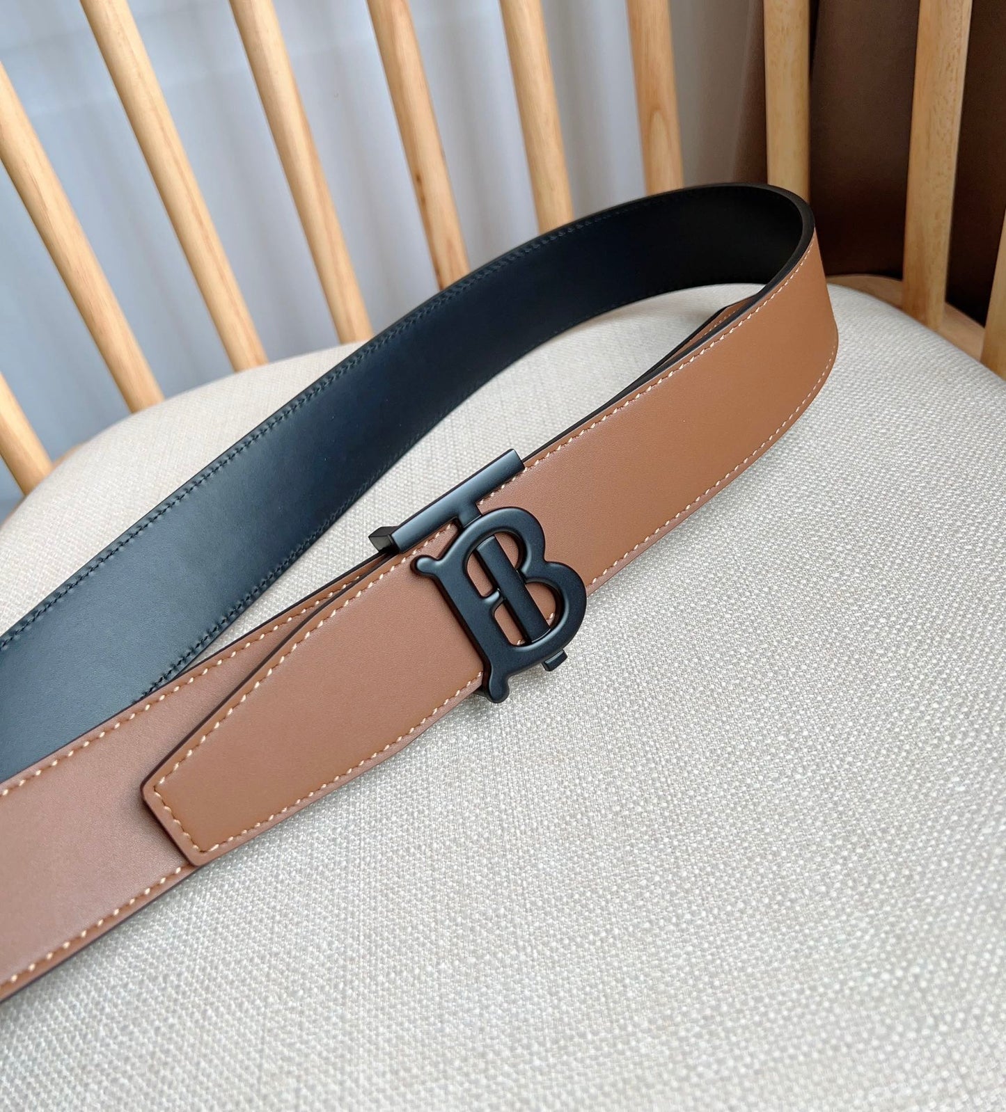 High quality new fashion trend TB-L men's business leather waist belt pants belt gift box set