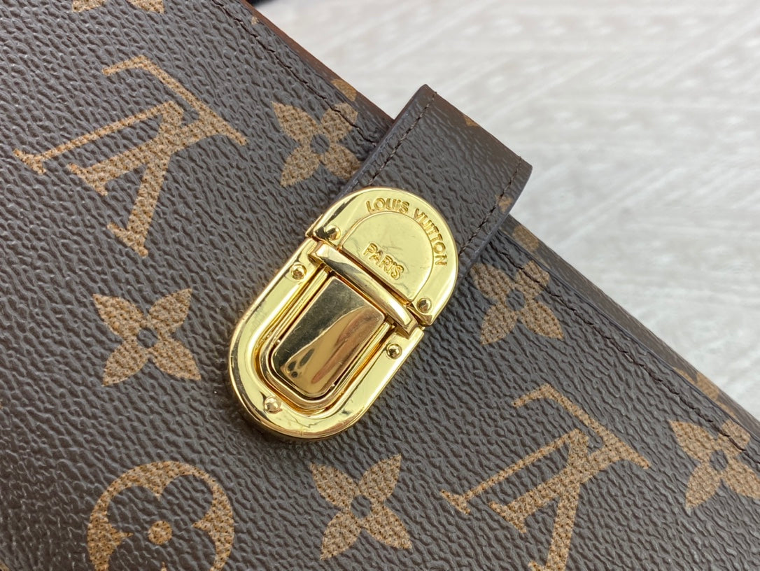 New Curieuse Retro V-Home Multi Slot Women's Foldable Large Capacity Wallet