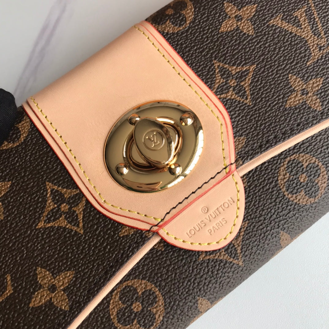 New Fashion Trendy Vintage V Home Gold Buckle Multi Card Position Elegant Women's Folding Large Capacity Wallet