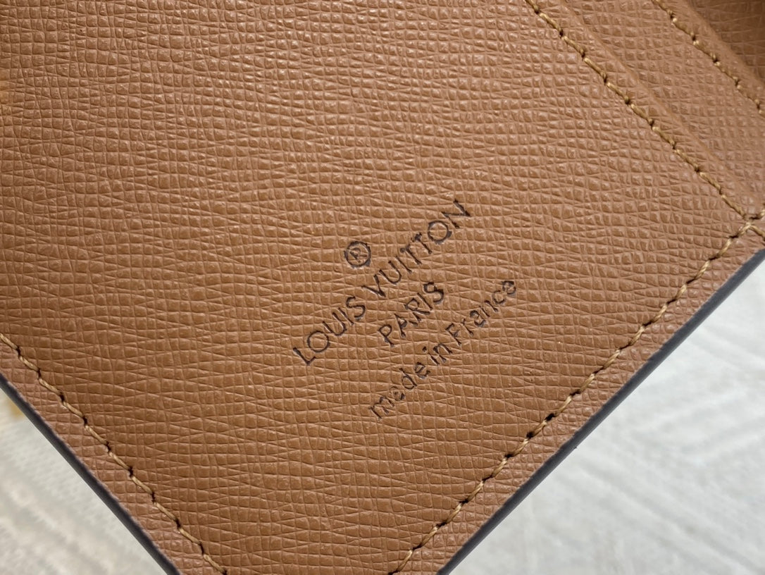 New fashion trend Porte Monaie women's short top layer cowhide classic vintage card bag for women