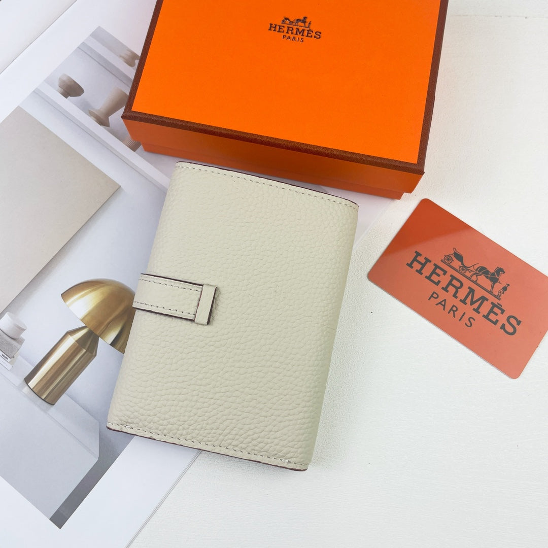 New Fashionable and Exquisite H Family Women's Short and High end Card Bag Wallet