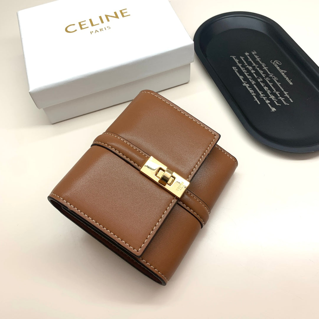 new fashion light luxury c&k long women's short high-end multifunctional wallet card bag