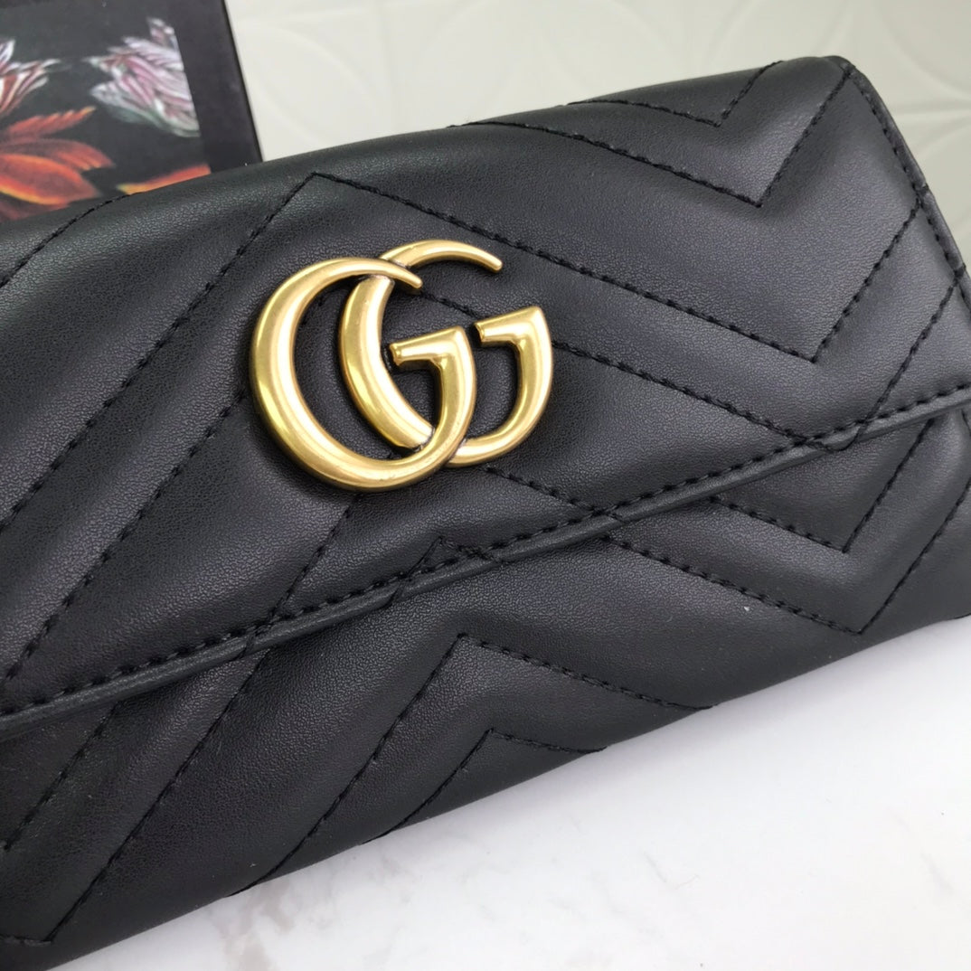 New luxury fashion   Handbag Light &s Long Flip Card Wallet